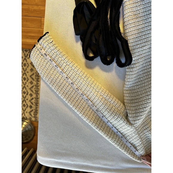 Theory Ivory Clairene R Carson Tweed Coat Size Small. Best- Selling. Retail $495 - Picture 14 of 15